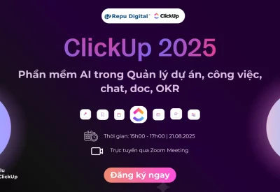 ClickUp 2025: Phần mềm AI trong Quản lý dự án, công việc, chat, doc, OKR