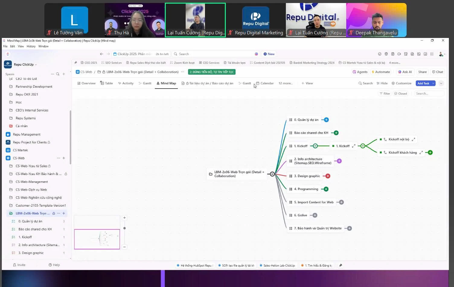 REPU tổ chức thành công sự kiện: “Webinar ClickUp 2025: Ứng dụng AI trong Quản lý dự án, Công việc OKRs.
