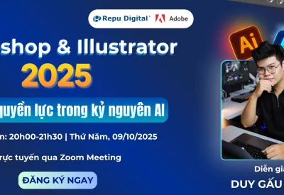 Photoshop & Illustrator 2025 – Bộ đôi quyền lực trong kỷ nguyên AI