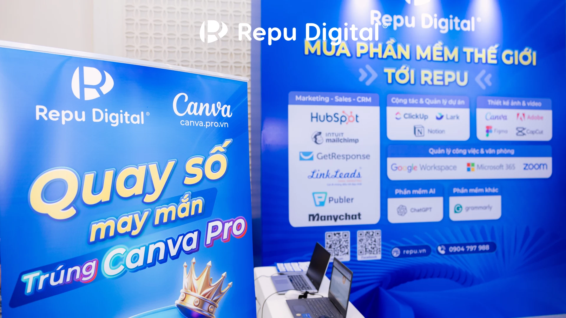 Gian hàng Repu Digital tại Táo Marcom 2025