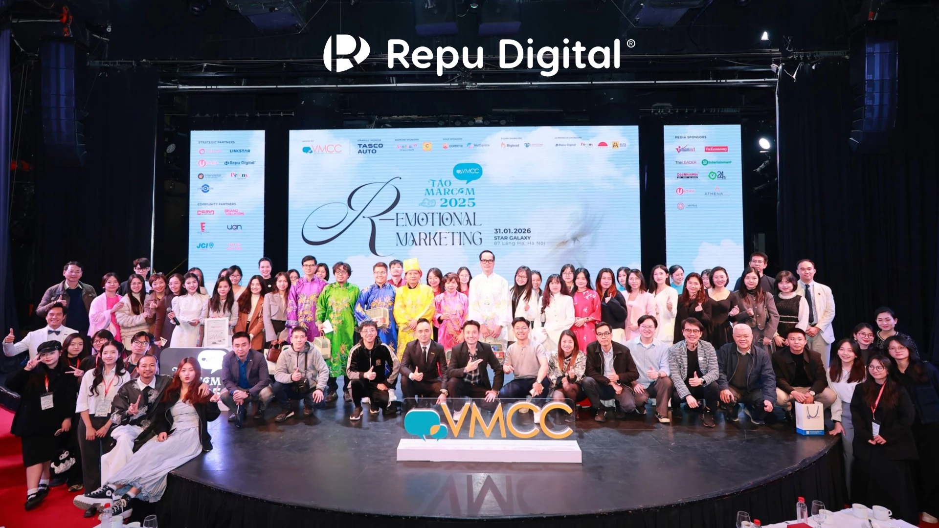 Repu Digital - Nhà tài trợ & Đối tác chiến lược của Táo Marcom 2025