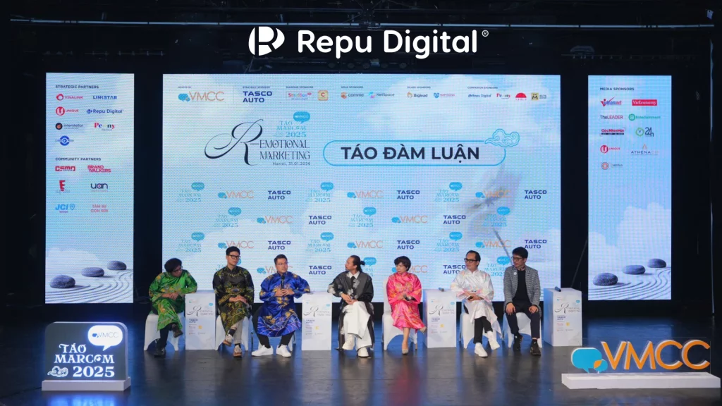 Repu Digital - Nhà tài trợ & Đối tác chiến lược của Táo Marcom 2025